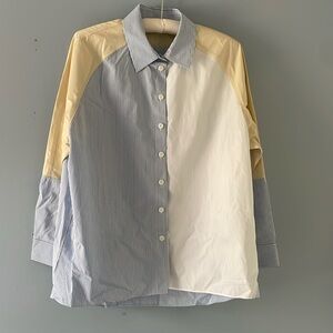 Lafayette 148 New York Cotton Tunic Blouse